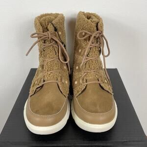 New Sorel Sorel Explorer II Joan Cozy Boots in Delta/Fawn Women's Size 10